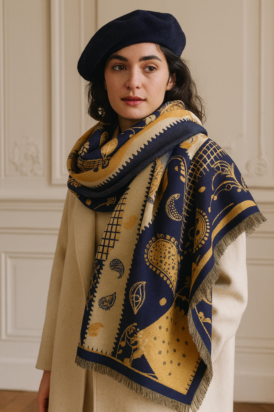 Écharpe Hiver Femme Quai-de-Seine | La Parisienne