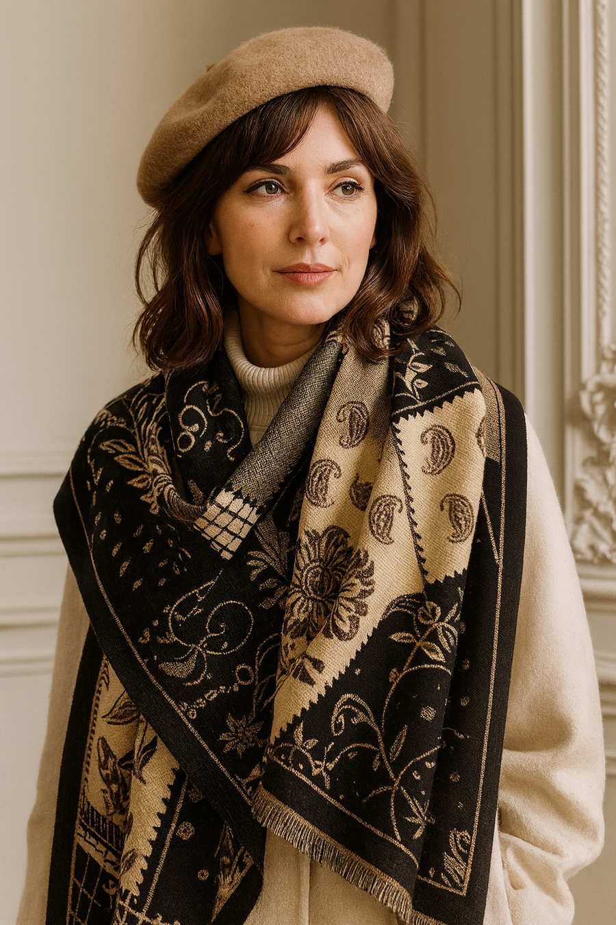 Écharpe Hiver Femme Quai-de-Seine | La Parisienne