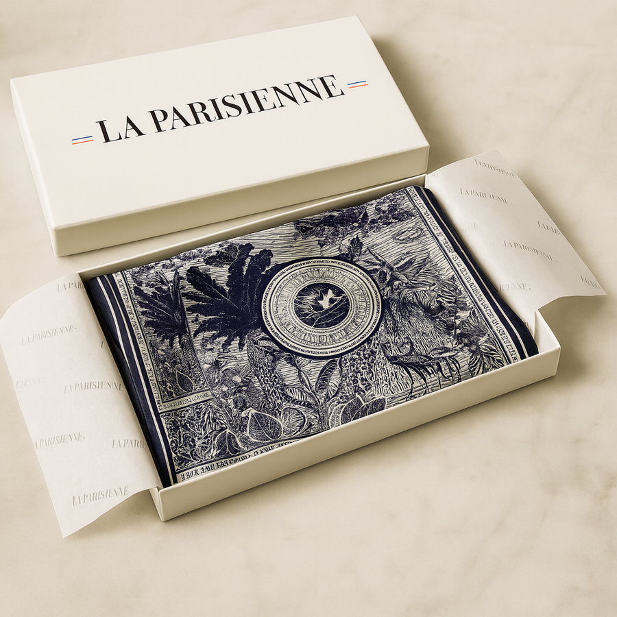 Carré 100% Soie Décoration Egypte Femme | La Parisienne