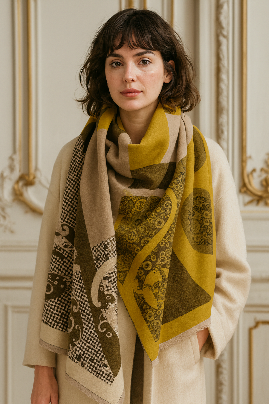 Sciarpa da opera invernale da donna | La Parigina