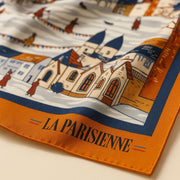 Foulard Chic Femme Carré 100% Soie | La Parisienne