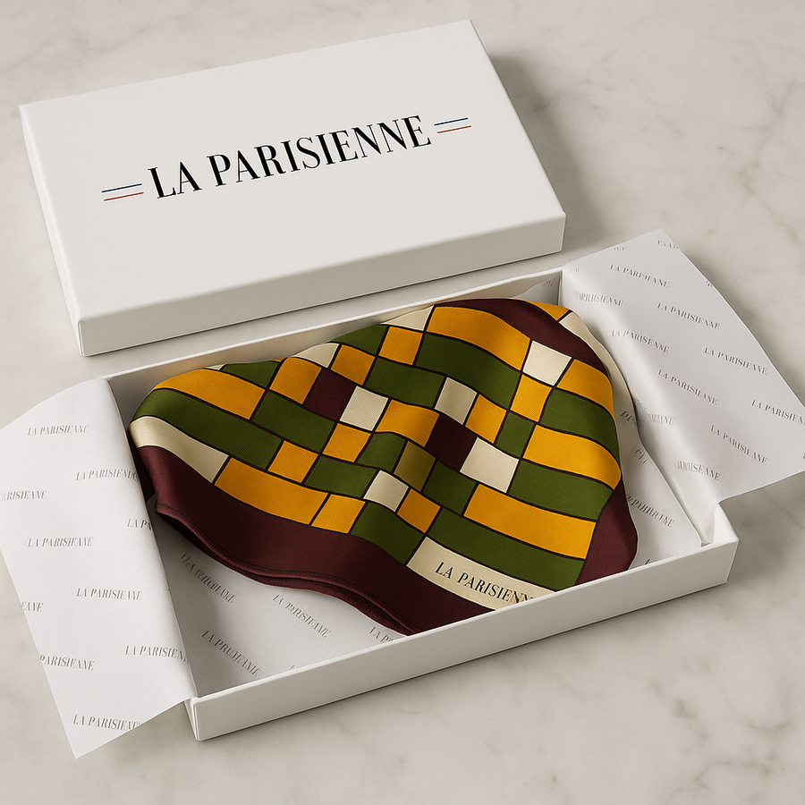 Carré 100% Soie Automne Femme | La Parisienne