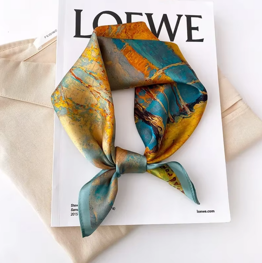 100% Original Silk Square for Women | La Parisienne