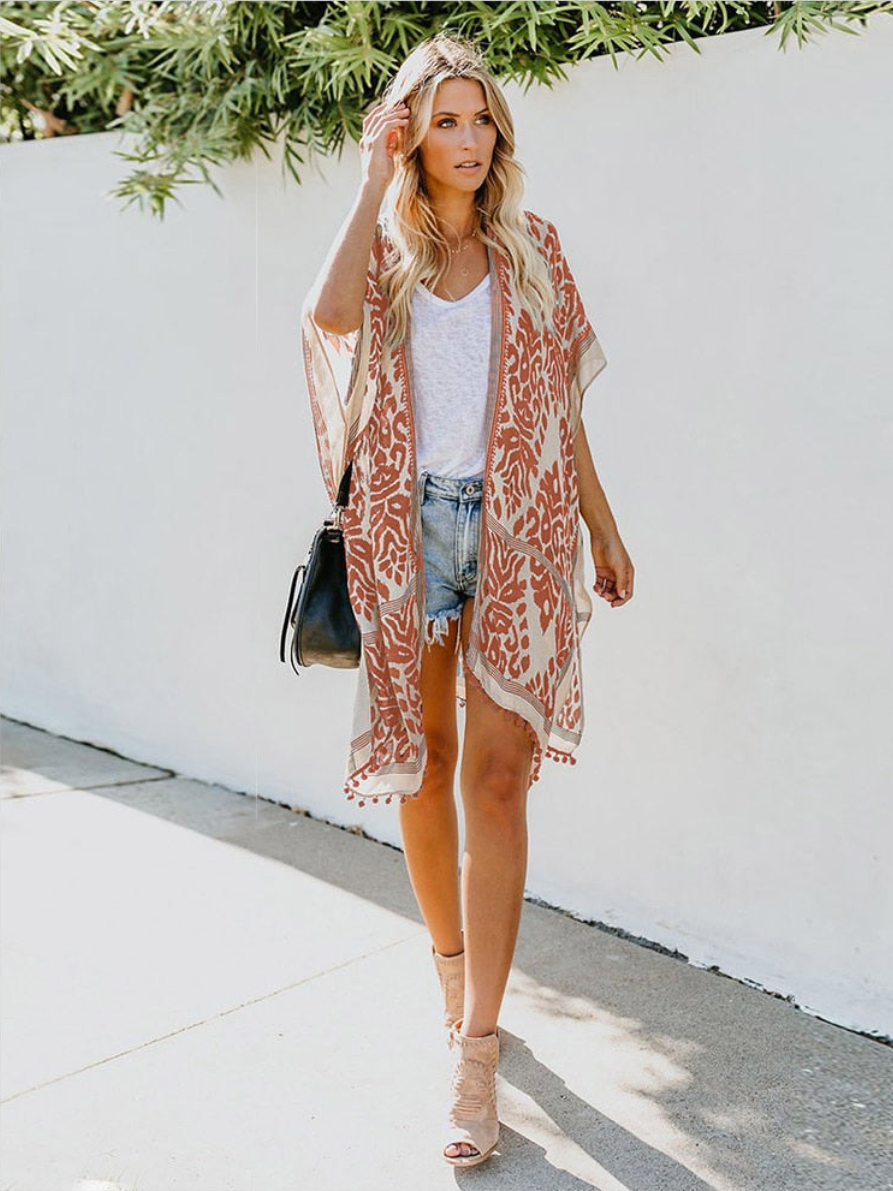 Kimono Plage Bohème | La Parisienne