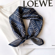Women's 100% Silk Square Scarf with Indian Motif | La Parisienne