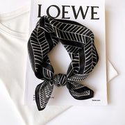 Women's 100% Silk Square Scarf with Indian Motif | La Parisienne