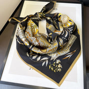 Chic and Refined 100% Silk Square for Women | La Parisienne