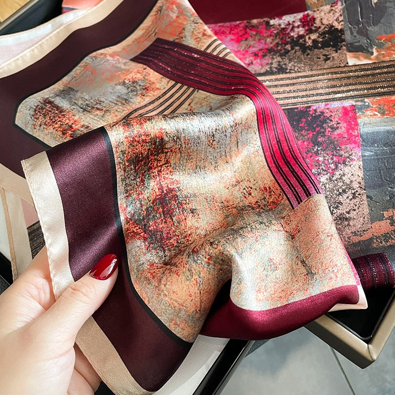 Chic 100% Silk Square for Women | La Parisienne