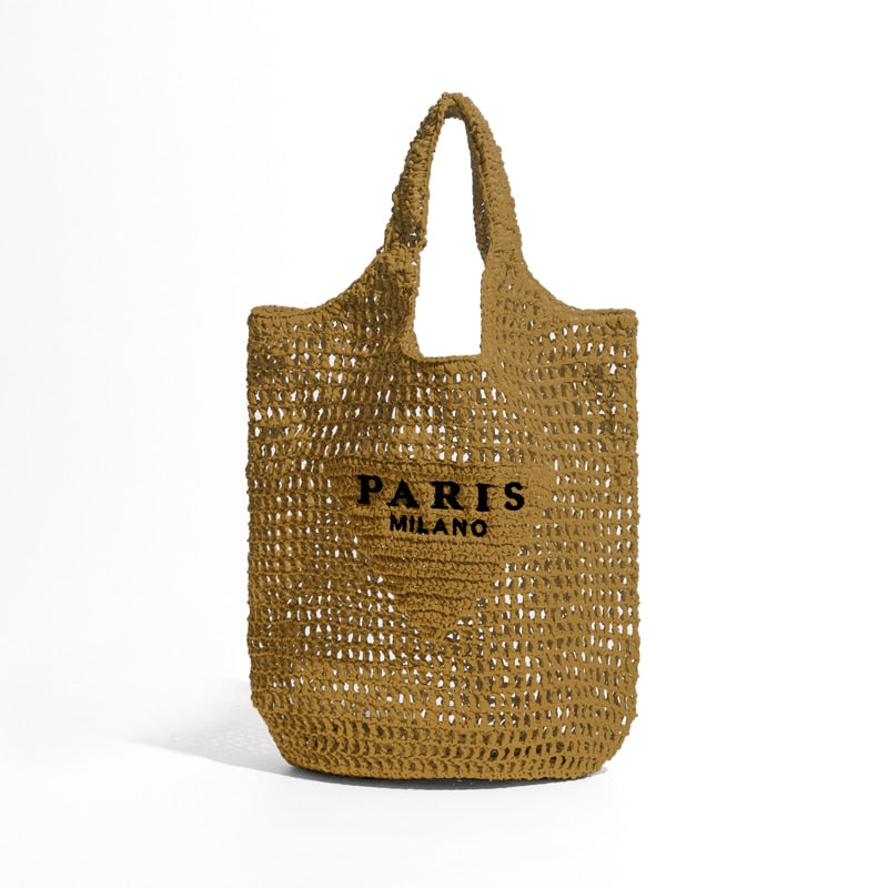 Sac à Main de Plage en Paille | La Parisienne