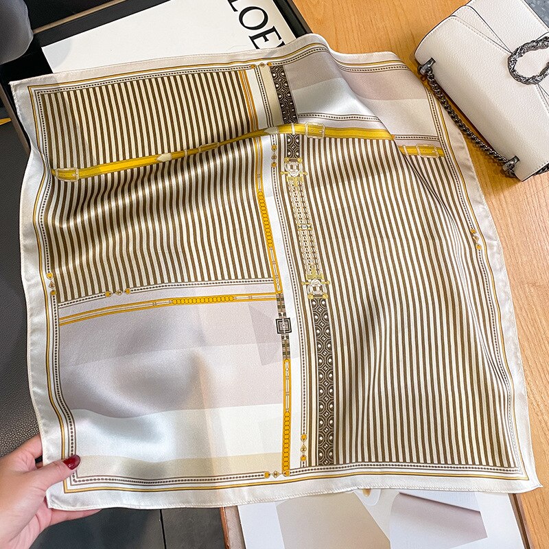 Square 100% Silk Decoration Chic Woman | The Parisian