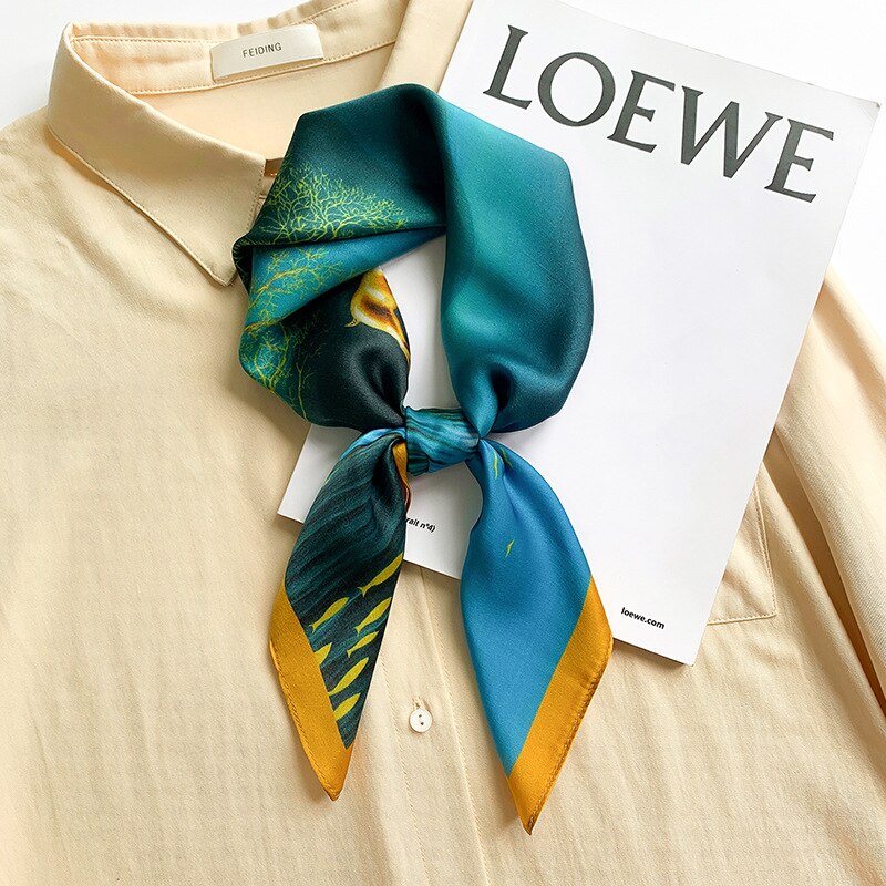 Chic 100% Silk Square for Women | La Parisienne