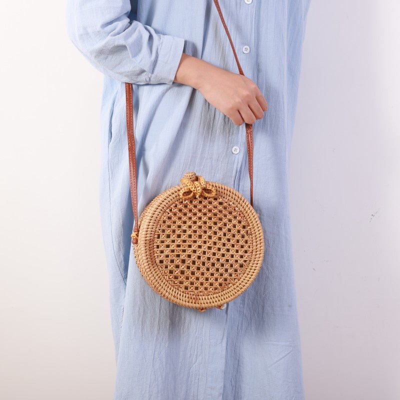 Sac à Main Tissé Rotin | La Parisienne