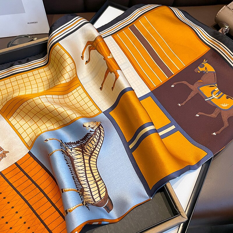 Chic 100% Silk Square for Women | La Parisienne