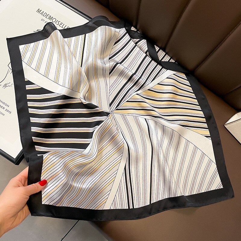 Chic and Modern 100% Silk Square for Women | La Parisienne