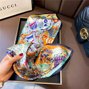 Carré 100% Soie Original Femme | La Parisienne