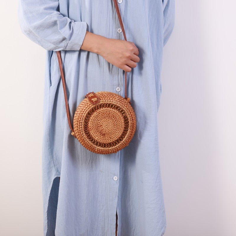 Sac à Main Tissé Rotin | La Parisienne
