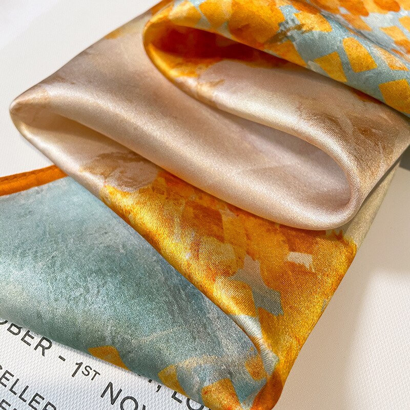 100% Refined Silk Square for Women | The Parisian