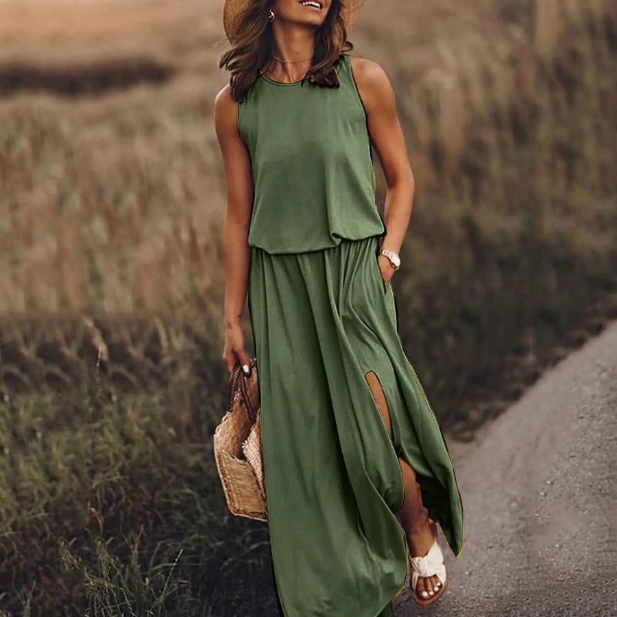 Robe Longue Sans Manches | La Parisienne