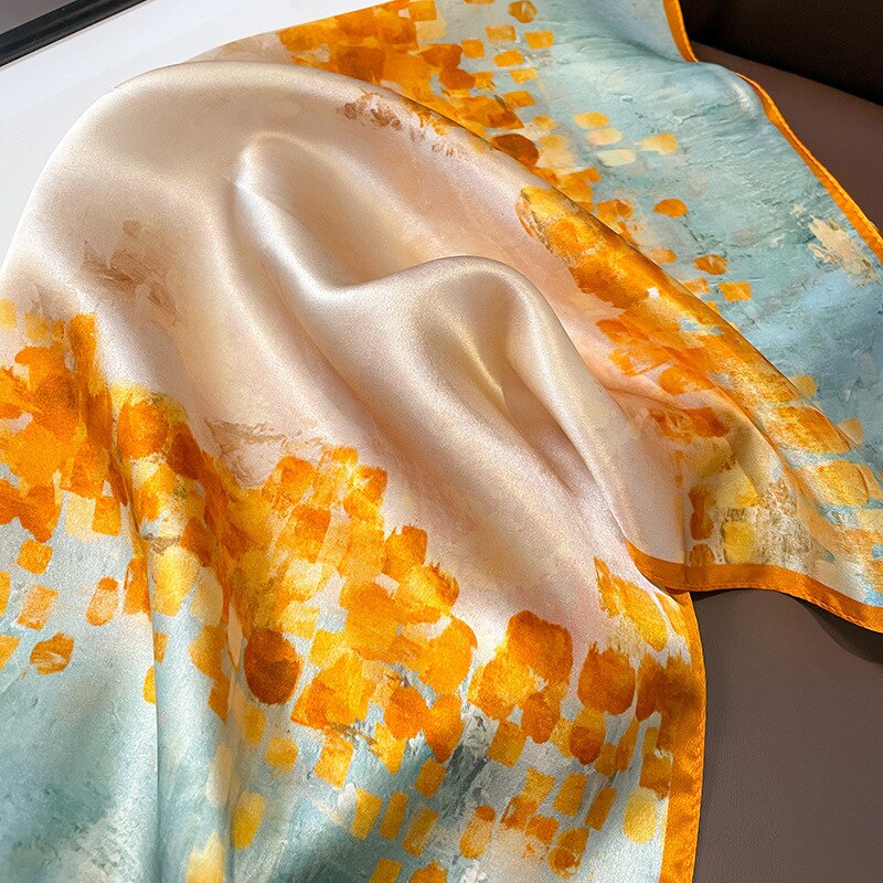 100% Refined Silk Square for Women | The Parisian