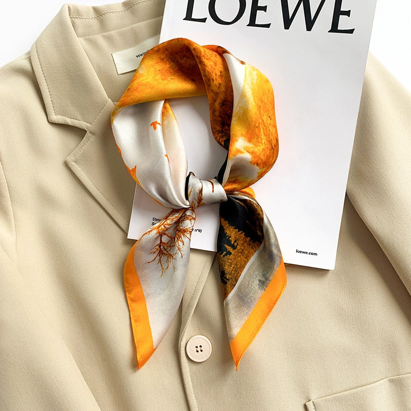 100% Original Silk Square for Women | The Parisian