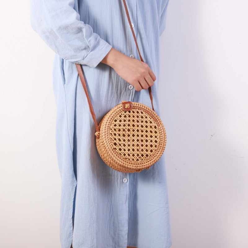 Sac à Main Tissé Rotin | La Parisienne