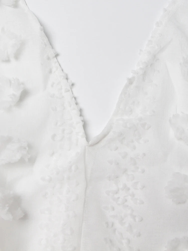 Robe Longue Élégante à Broderie | La Parisienne