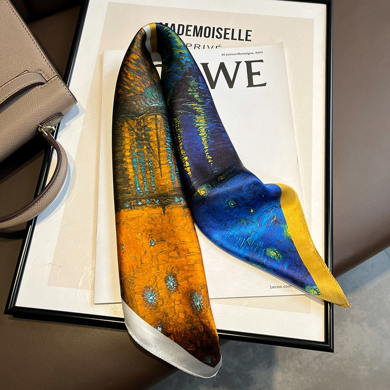 Carré 100% Soie Chic Femme | La Parisienne