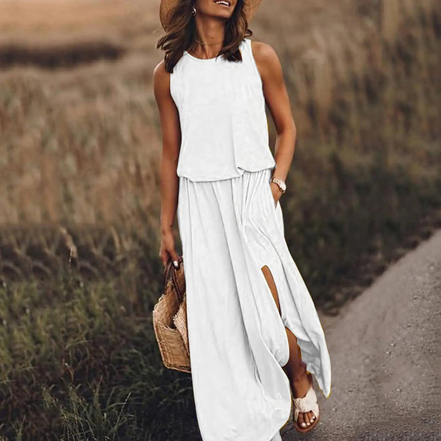 Robe Longue Sans Manches | La Parisienne