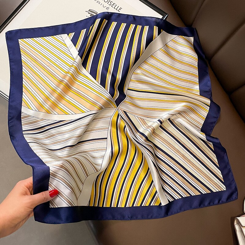 Chic and Modern 100% Silk Square for Women | La Parisienne