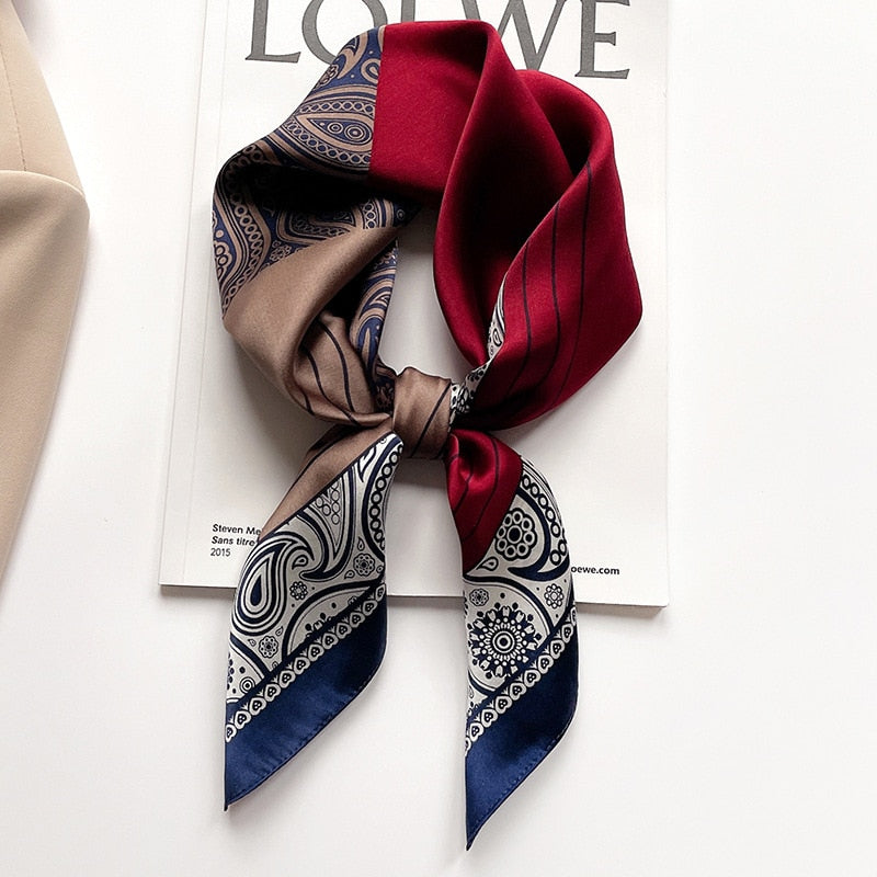 Sophisticated 100% Silk Square for Women | The Parisian