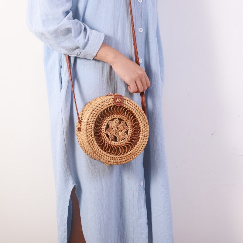 Sac à Main Tissé Rotin | La Parisienne