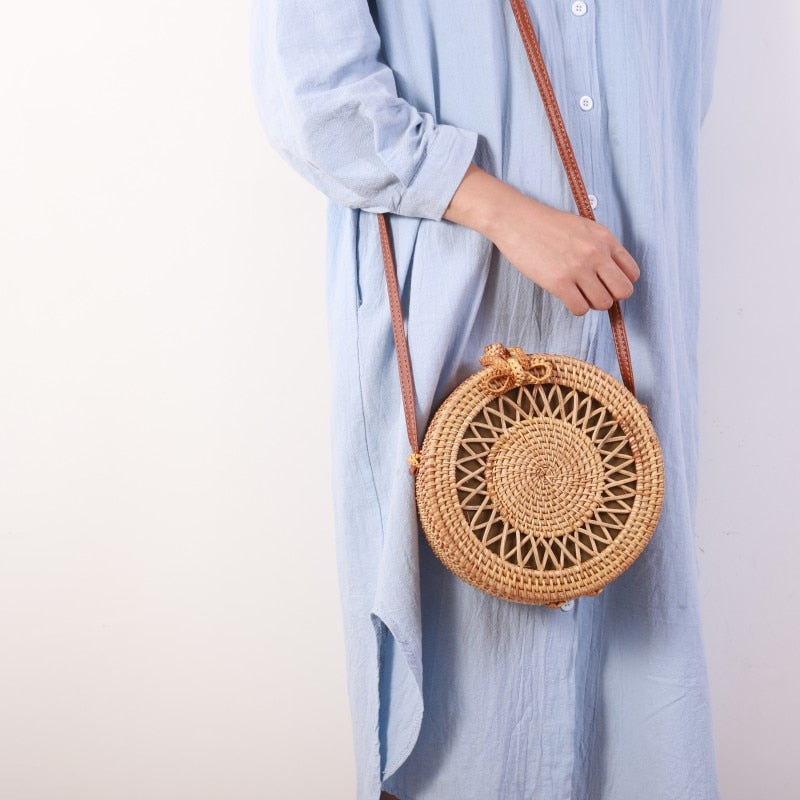 Sac à Main Tissé Rotin | La Parisienne