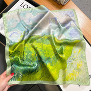 100% Artistic Silk Square | The Parisian