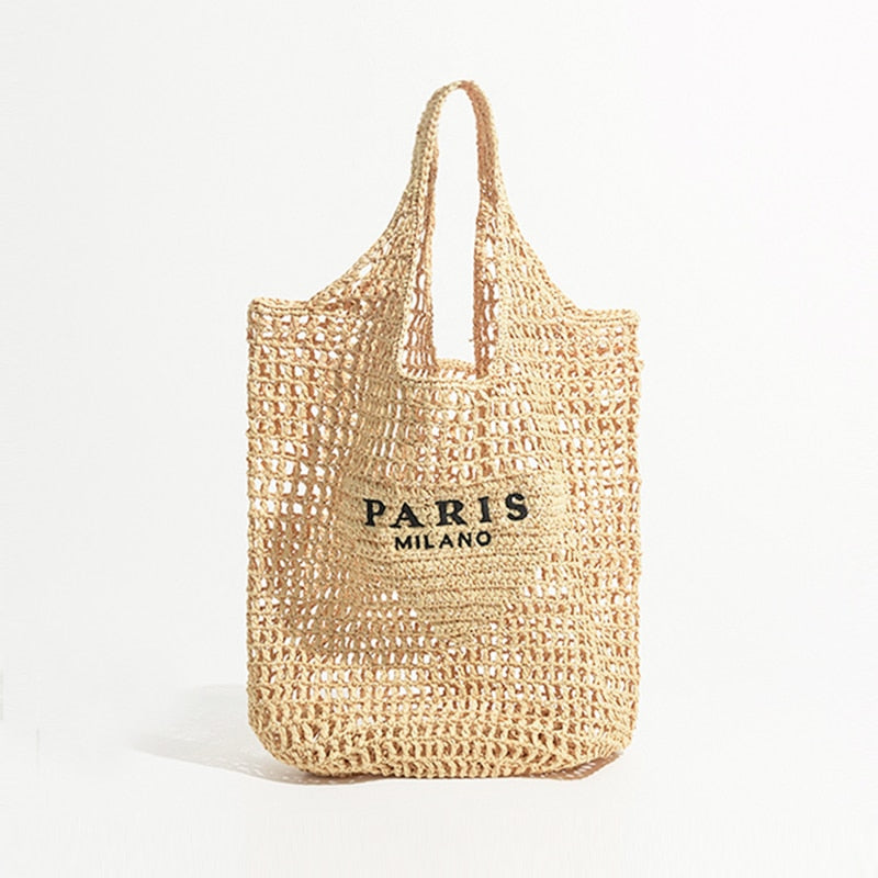 Sac à Main de Plage en Paille | La Parisienne
