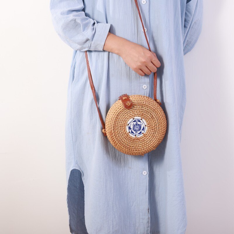 Sac à Main Tissé Rotin | La Parisienne