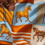 Chic 100% Silk Square for Women | La Parisienne
