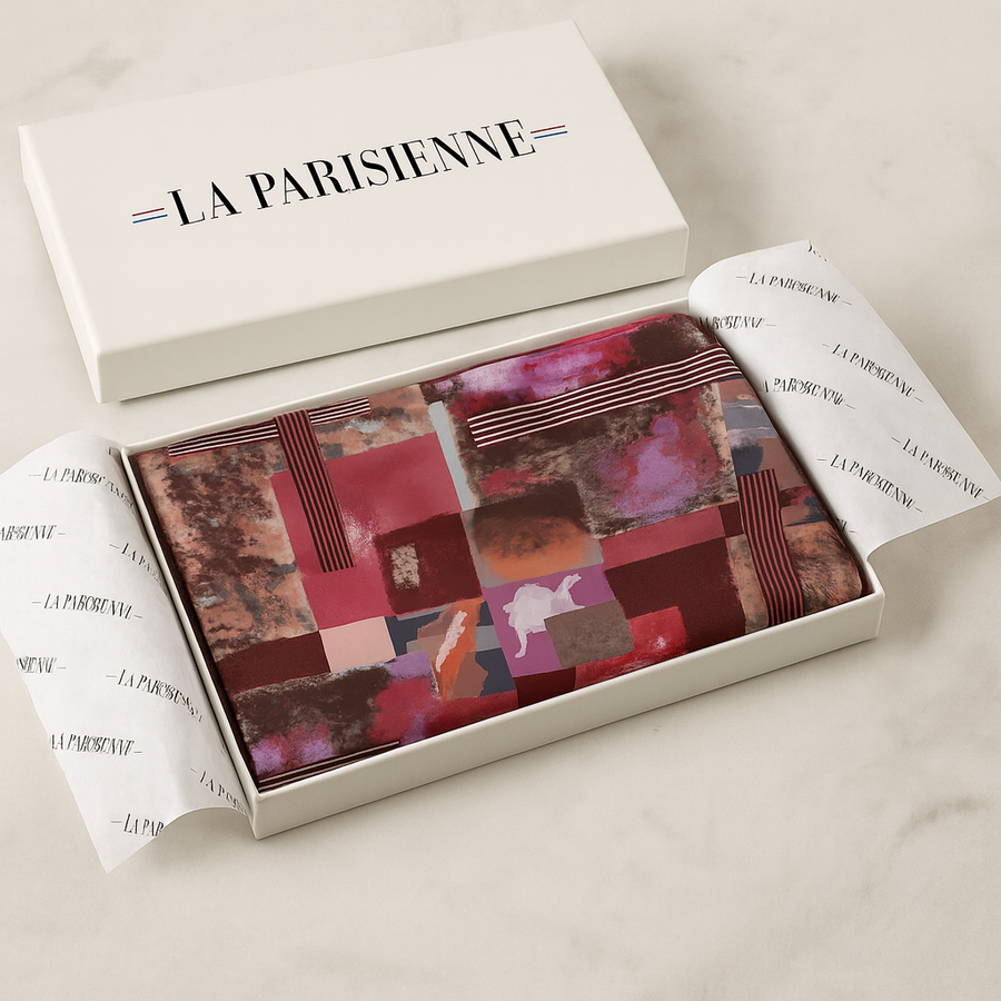 Chic 100% Silk Square for Women | La Parisienne
