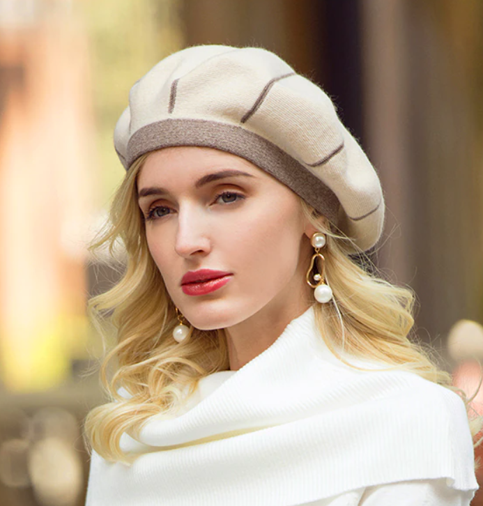 Béret Femme Chic 100% Cachemire | La Parisienne