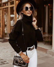 Women's Large Turtleneck Sweater | The Parisian