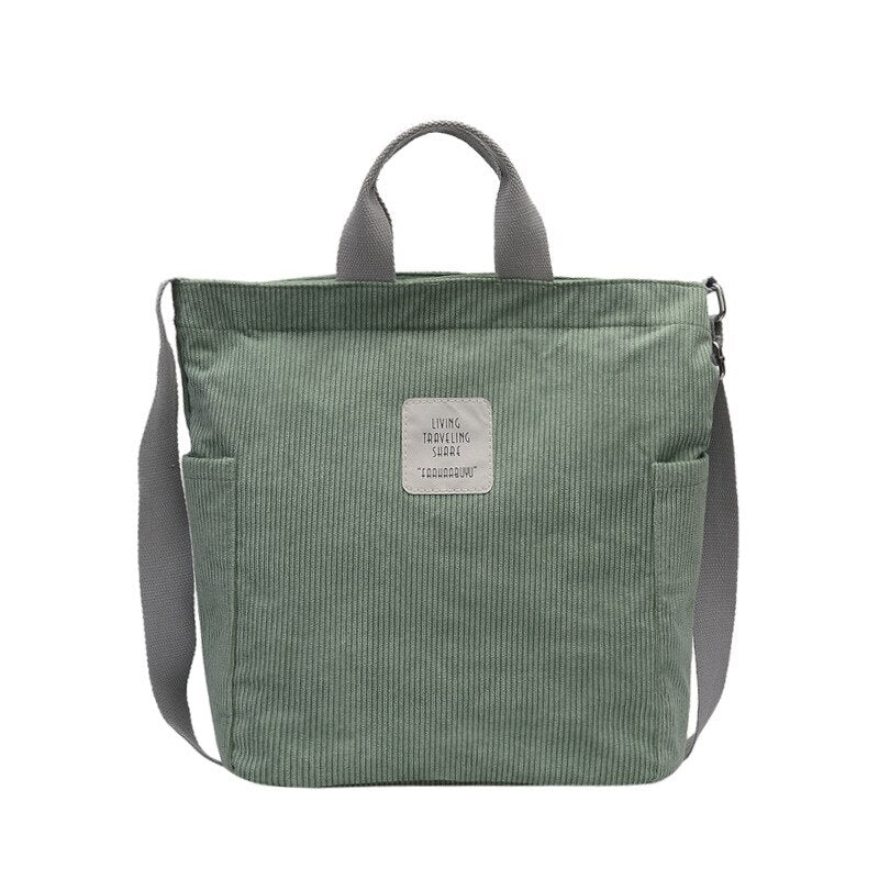 Borsa leggera in velluto a coste | La Parigina