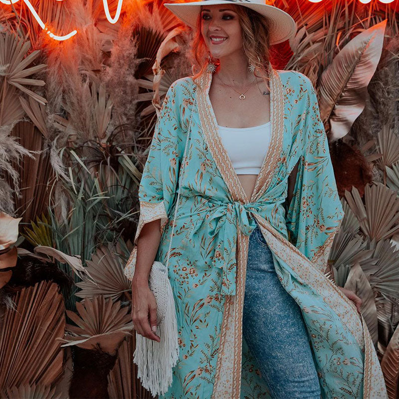 Kimono Plage Bohème | La Parisienne