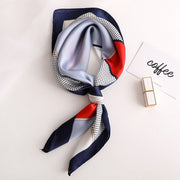 Foulard Soie Décontracté Décoration Tricolore Femme | La Parisienne