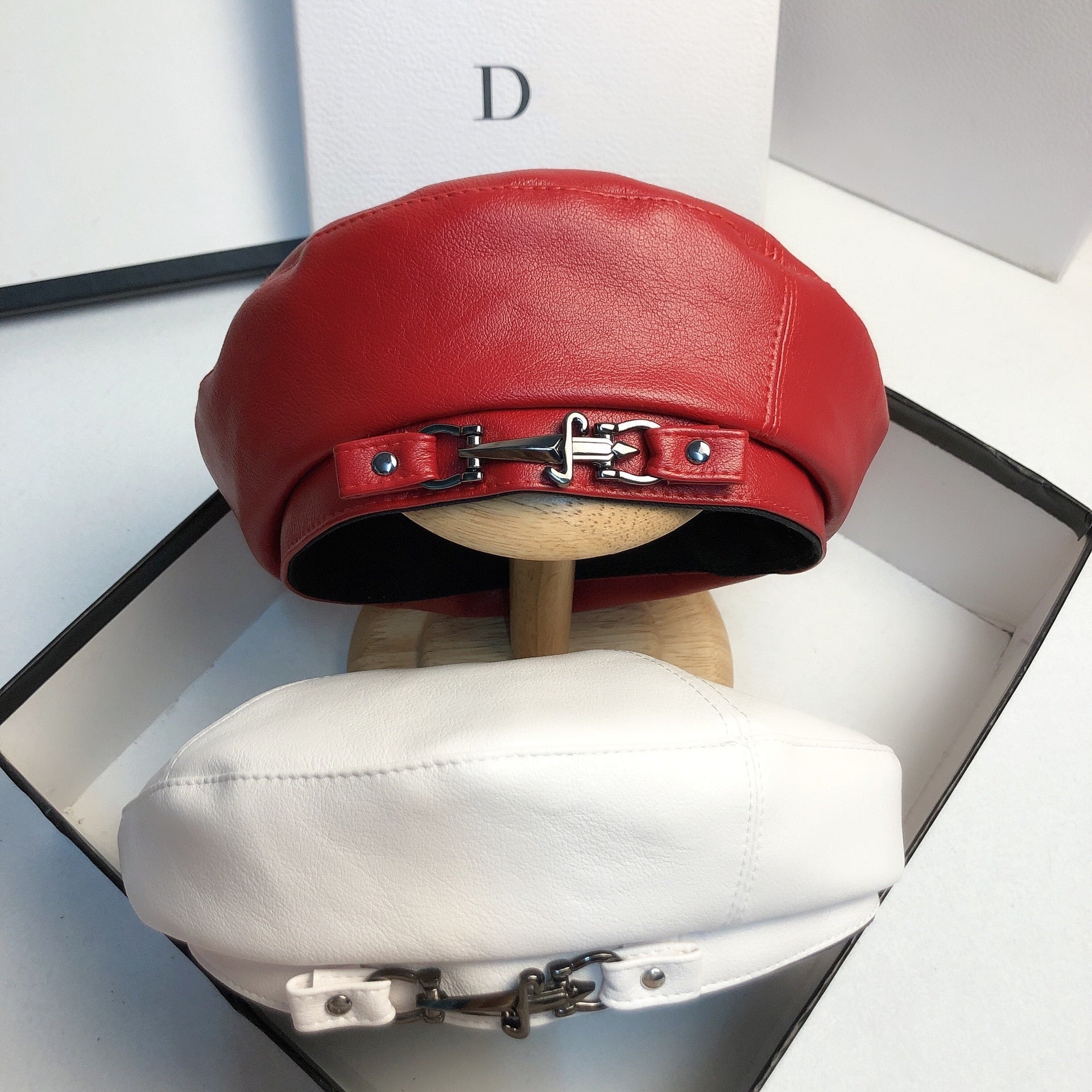 Béret en Cuir Femme | La Parisienne
