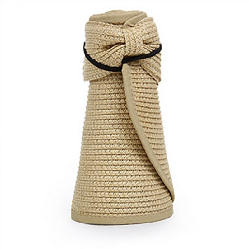 Chapeau de Paille Femme Style Visière | La Parisienne