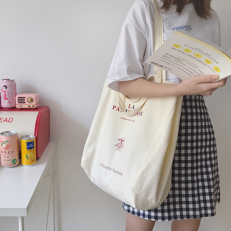 Women's Canvas Tote Bag | The Parisian