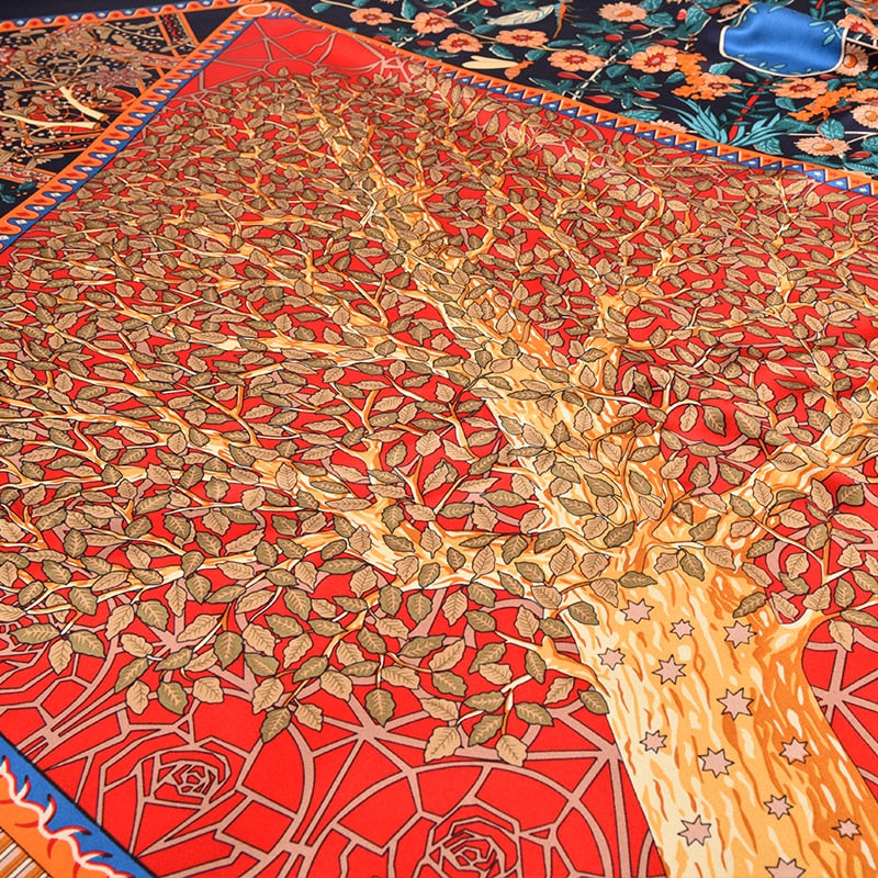 Sciarpa quadrata chic 100% seta | La Parigina