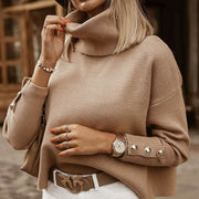 Women's Large Turtleneck Sweater | The Parisian