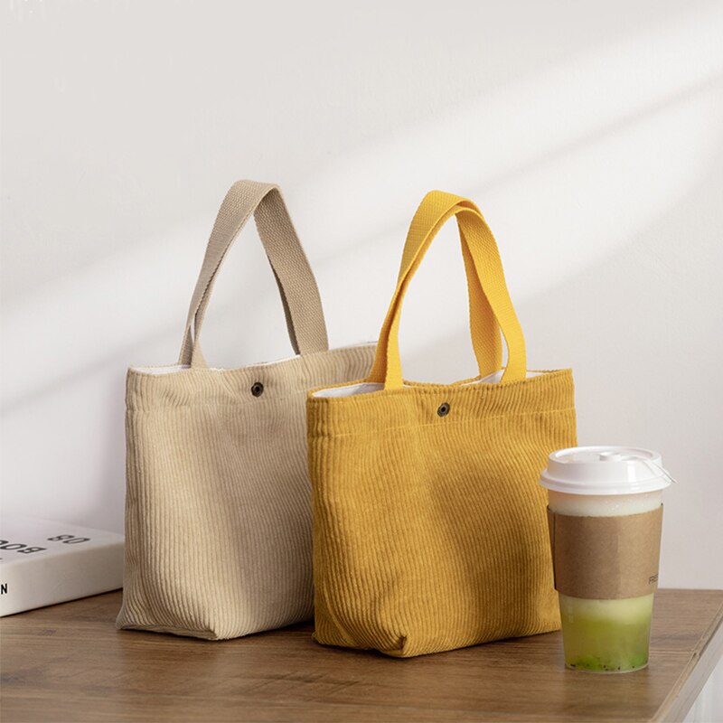 Women's Corduroy Tote Bag | The Parisian