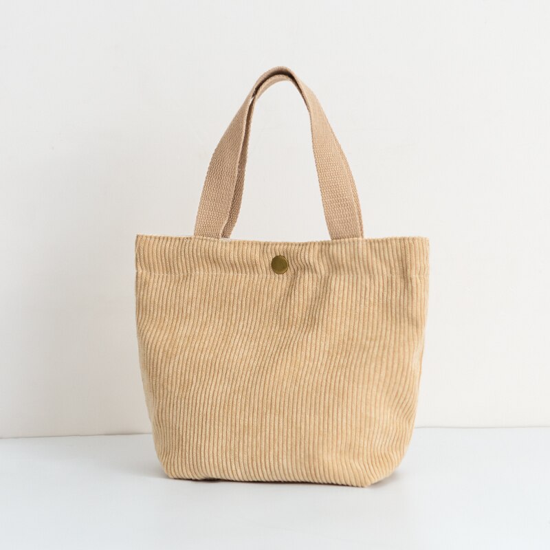Women's Corduroy Tote Bag | The Parisian
