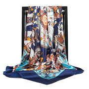 Foulard Carré Motif Original Femme | La Parisienne